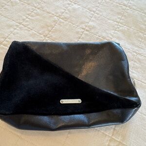 Rebecca Minkoff Black Leather and Suede Women's Clutch -